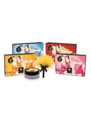 Mini Coffret poudre corporelle mangue et plumeau assorti - CC1035